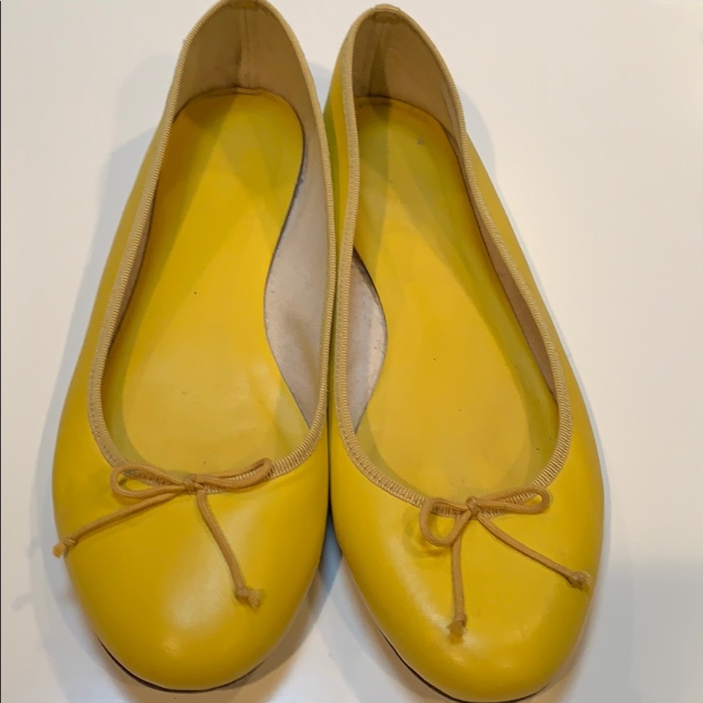 J. Crew Yellow Flats